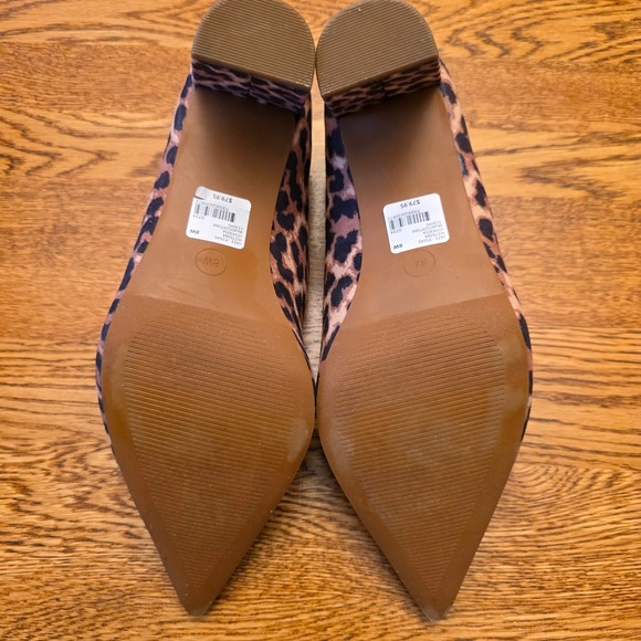 Lane Bryant Women's Leopard Print Pointed Toe Pumps 2.5" Heels Shoes Size 8W - Picture 12 of 16